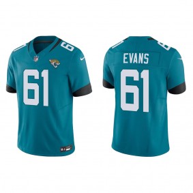 Men's Jacksonville Jaguars Bobby Evans Teal Vapor F.U.S.E. Limited Jersey