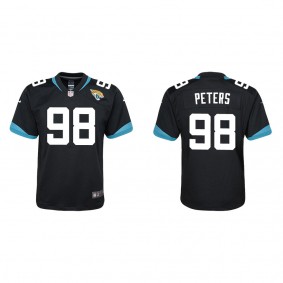 Youth Jacksonville Jaguars Corey Peters Black Game Jersey