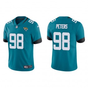 Men's Jacksonville Jaguars Corey Peters Teal Vapor Limited Jersey