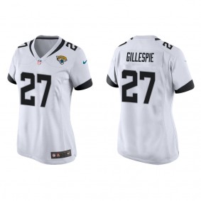 Women's Jacksonville Jaguars Tyree Gillespie White Game Jersey