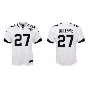 Youth Jacksonville Jaguars Tyree Gillespie White Game Jersey