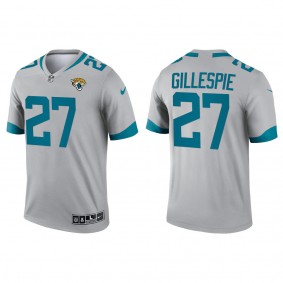 Men's Jacksonville Jaguars Tyree Gillespie Silver Inverted Legend Jersey