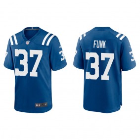 Men's Indianapolis Colts Jake Funk Royal Game Jersey