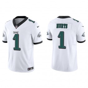 Jalen Hurts Philadelphia Eagles White Vapor F.U.S.E. Limited Jersey