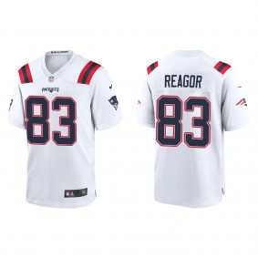 Men's New England Patriots Jalen Reagor White Game Jersey