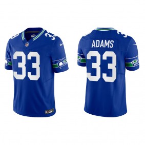 Jamal Adams Seattle Seahawks Royal Throwback Vapor F.U.S.E. Limited Jersey