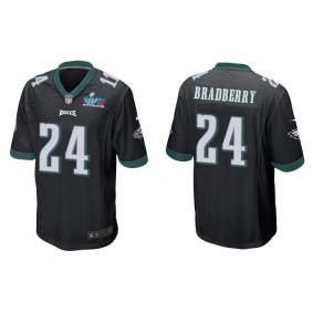 James Bradberry Men's Philadelphia Eagles Super Bowl LVII Black Game Jersey