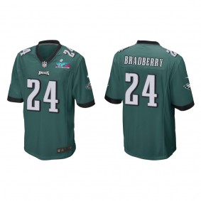 James Bradberry Men's Philadelphia Eagles Super Bowl LVII Midnight Green Game Jersey