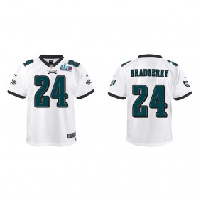 James Bradberry Youth Philadelphia Eagles Super Bowl LVII White Game Jersey