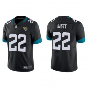 Men's Jacksonville Jaguars JaMycal Hasty Black Vapor Limited Jersey