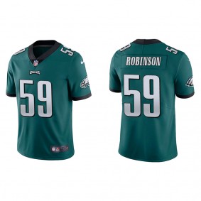 Men's Philadelphia Eagles Janarius Robinson Green Vapor Limited Jersey