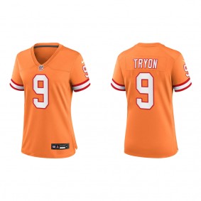 Joe Tryon Women's Tampa Bay Buccaneers Orange Throwback Game Jersey