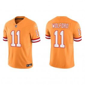 John Wolford Tampa Bay Buccaneers Orange Throwback Vapor F.U.S.E. Limited Jersey