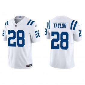 Men's Indianapolis Colts Jonathan Taylor White Vapor F.U.S.E. Limited Jersey