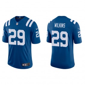 Men's Indianapolis Colts Jordan Wilkins Royal Vapor Limited Jersey