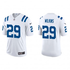 Men's Indianapolis Colts Jordan Wilkins White Vapor Limited Jersey