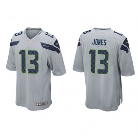 Men's Seattle Seahawks Josh Jones Gray Game Jersey