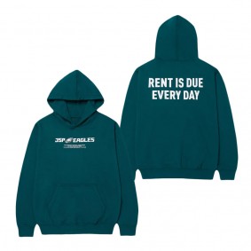 Men's JSP Standard Issue x Philadelphia Eagles Midnight Green Pullover Hoodie