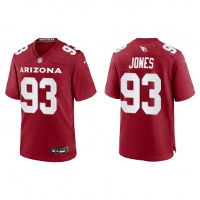 Men's Arizona Cardinals Justin Jones Cardinal Game Jersey