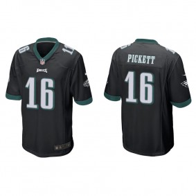 Men's Philadelphia Eagles Kenny Pickett Black Game Jersey