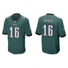 Men's Philadelphia Eagles Kenny Pickett Green Game Jersey