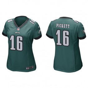 Women's Philadelphia Eagles Kenny Pickett Green Game Jersey