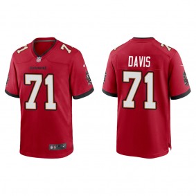 Men's Tampa Bay Buccaneers Khalil Davis Red Game Jersey