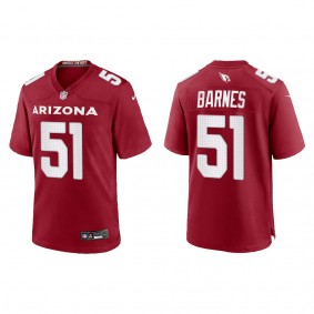 Men's Arizona Cardinals Krys Barnes Cardinal Game Jersey