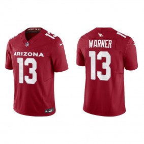 Men's Arizona Cardinals Kurt Warner Cardinal Vapor F.U.S.E. Limited Jersey