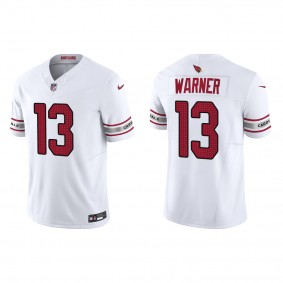 Men's Arizona Cardinals Kurt Warner White Vapor F.U.S.E. Limited Jersey