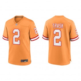 Kyle Trask Tampa Bay Buccaneers Orange Throwback Game Jersey