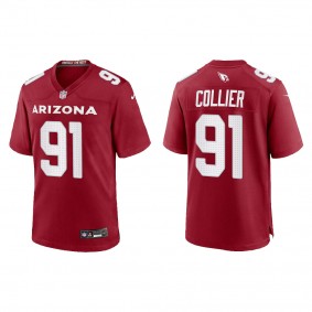 Men's Arizona Cardinals L.J. Collier Cardinal Game Jersey