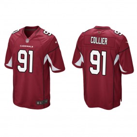 Men's L.J. Collier Arizona Cardinals Cardinal Game Jersey