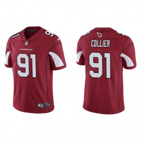 Men's L.J. Collier Arizona Cardinals Cardinal Vapor Limited Jersey