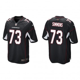 Men's Arizona Cardinals Lachavious Simmons Black Alternate Game Jersey