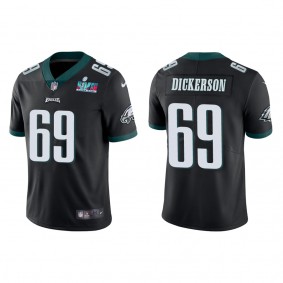 Landon Dickerson Men's Philadelphia Eagles Super Bowl LVII Black Vapor Limited Jersey