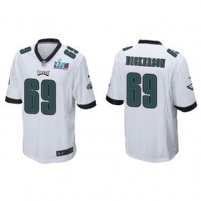 Landon Dickerson Men's Philadelphia Eagles Super Bowl LVII White Game Jersey