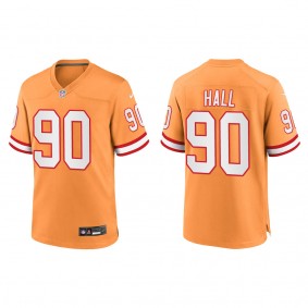 Logan Hall Tampa Bay Buccaneers Orange Throwback Game Jersey