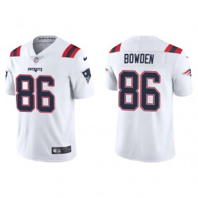 Men's New England Patriots Lynn Bowden White Vapor Limited Jersey