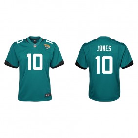 Youth Jacksonville Jaguars Mac Jones Teal Game Jersey