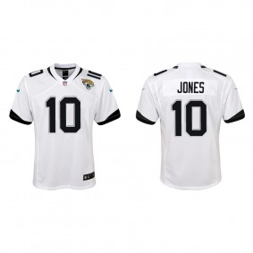 Youth Jacksonville Jaguars Mac Jones White Game Jersey