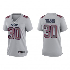 Mack Wilson Women's New England Patriots Gray Atmosphere Fashion Game Jersey