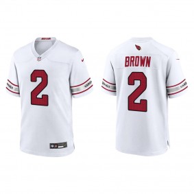 Men's Arizona Cardinals Marquise Brown White Game Jersey