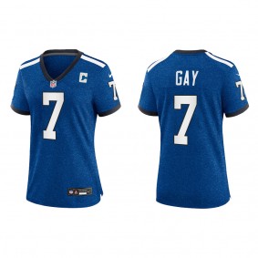 Matt Gay Women Indianapolis Colts Royal Indiana Nights Game Jersey