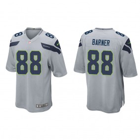 Men's A.J. Barner Seattle Seahawks Gray Game Jersey