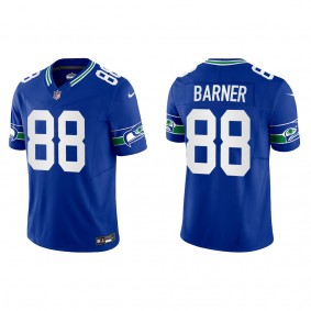 Men's A.J. Barner Seattle Seahawks Royal Throwback F.U.S.E. Limited Jersey