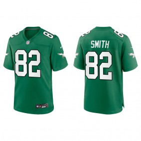 Men's Ainias Smith Philadelphia Eagles Kelly Green Alternate Game Jersey