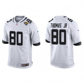 Men's Brian Thomas Jr. Jacksonville Jaguars White Game Jersey