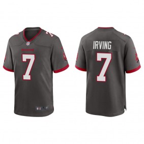 Men's Bucky Irving Tampa Bay Buccaneers Pewter Alternate Game Jersey