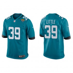 Men's Cam Little Jacksonville Jaguars Teal Game Jersey